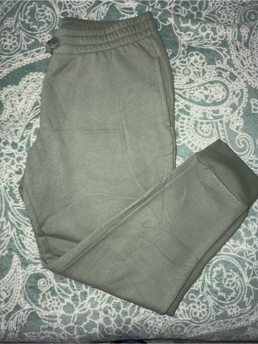 tek gear Light Olive Fleece Joggers